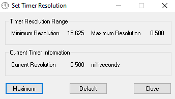 Download Timer Resolution on Windows